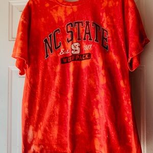 ✰GILDAN NC STATE BLEACH DYED T-SHIRT✰